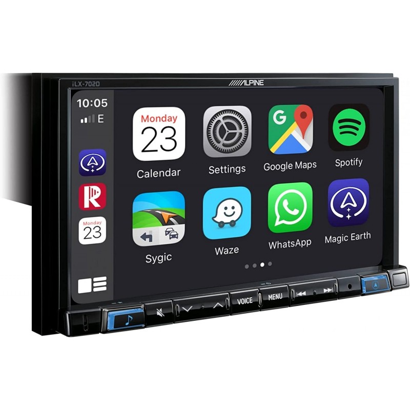 Accesorios lluvia dos semanas Alpine ILX-702DM Radio 2Din RDS DAB HDMI CarPlay Android Auto