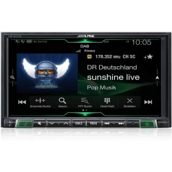 iLX-705D - Autoradio 2 Din Carplay Sans Fil Android Auto Bluetooth Dab  ALPINE iLX-705D