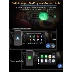 Autoradio tactile GPS Bluetooth Android & Apple Carplay Seat Altea, Toledo  et Alhambra + caméra de recul