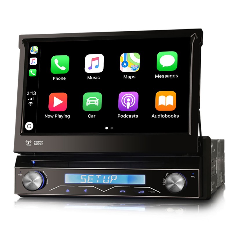 Autoradio GPS tactile Bluetooth Android & Apple Carplay 1DIN +