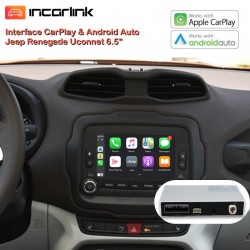 CarPlay Android Auto Camera Jeep Renegade Uconnect 6.5"