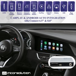 CarPlay Android Auto Camara Alfa Romeo Giulia Stelvio - Connect...