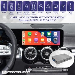 CarPlay Android Auto Camera Mercedes NTG6 MBUX A B C CLA EQA EQB...