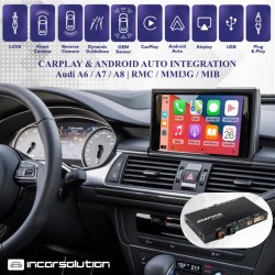 CarPlay Android Auto Camera Audi A6 A7 A8 - RMC MMI 3G MIB2