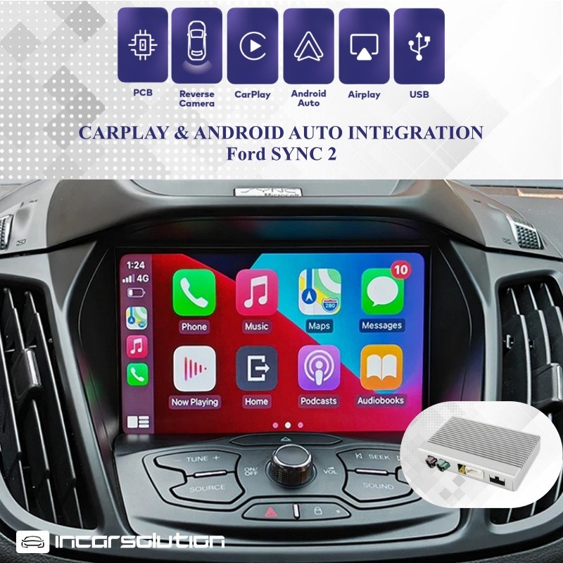 Wireless Apple CarPlay conversion kit for Ford SYNC3