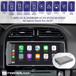 CarPlay Android Auto Camera Jaguar XE XF XJ F-Pace - InControl Touch Pro 10.25"