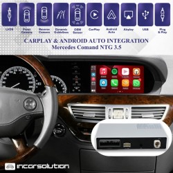 CarPlay Android Auto Camara Mercedes NTG3.5 Clase S CL W221