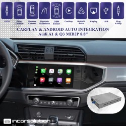 CarPlay Android Auto Camara Audi A1 A3 MIB2P 8.8"