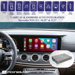 CarPlay Android Auto Camara Mercedes NTG5.5 Clase E W213 12.3"