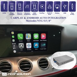 CarPlay Android Auto Camera Mercedes NTG5.5 E-Class W213 8"