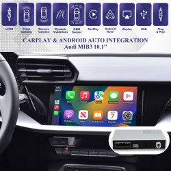 CarPlay Android Auto Camara Audi A1 A3 A4 A5 Q3 Q5 - MIB3 10.1"