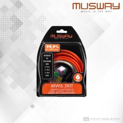 Musway MW6.5KIT Kit Instalação Amplificador 6mm