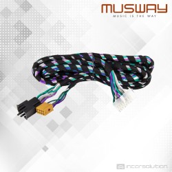 Musway MPK-QSC25-M - Cabo 2.5m Quadlock para Amplificadores M4+ & M6v2