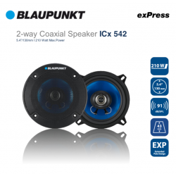 Blaupunkt Altavoces de Coche ICX662 6.6 165 mm, 250 W : :  Electrónica