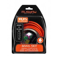 Musway MW6.5KIT Amplifier Connection Kit 6mm
