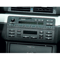 Marco radio BMW E46, 1998-2005, reubica el clima